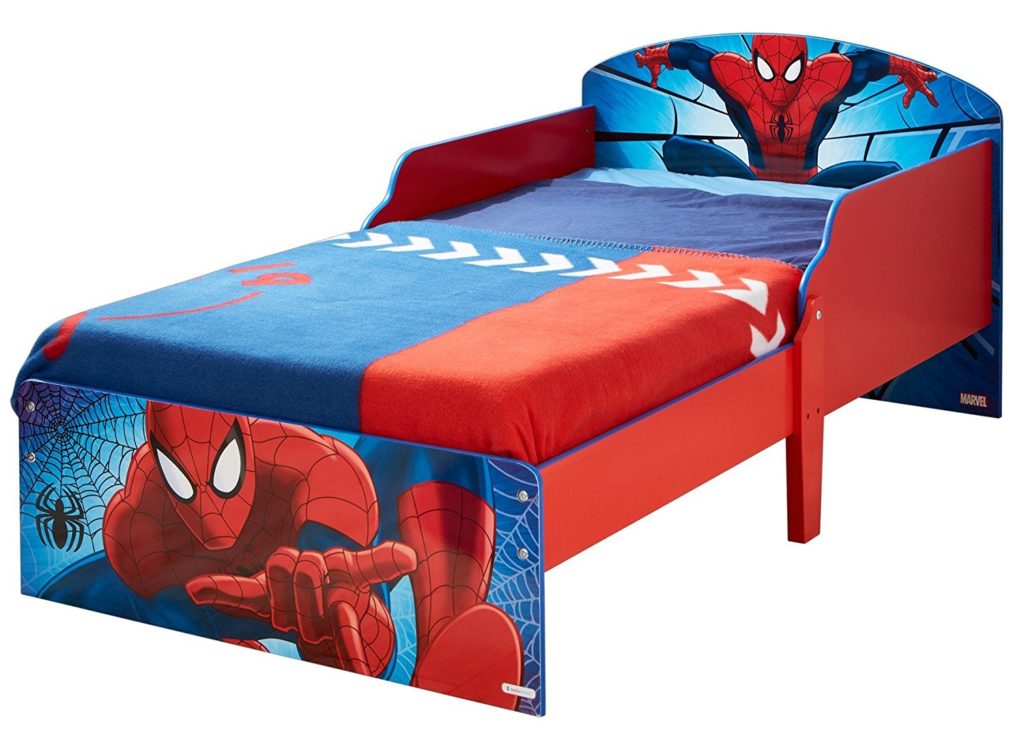 spiderman toddler bed with mattress